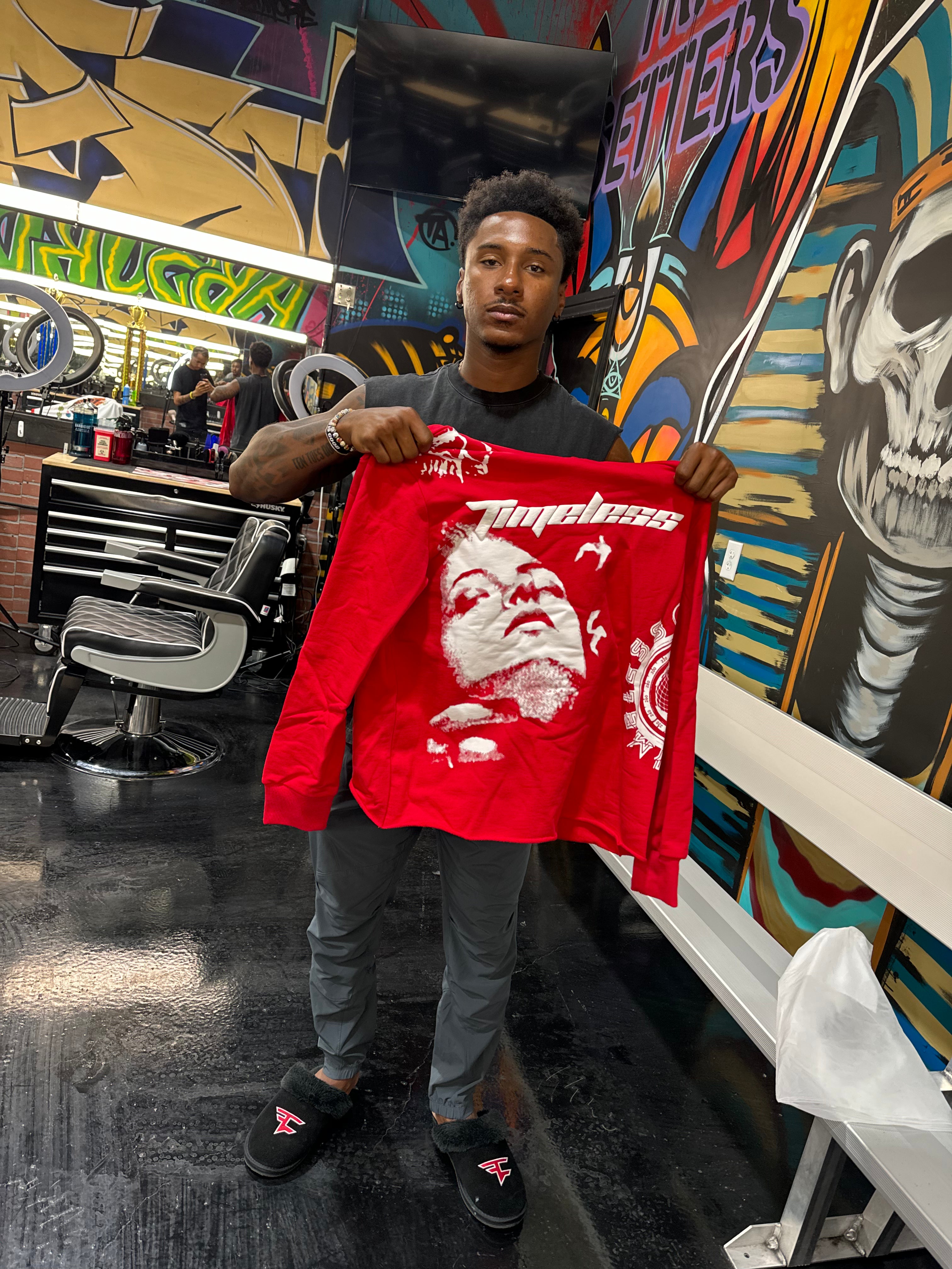 Red "Timeless" Hoodie