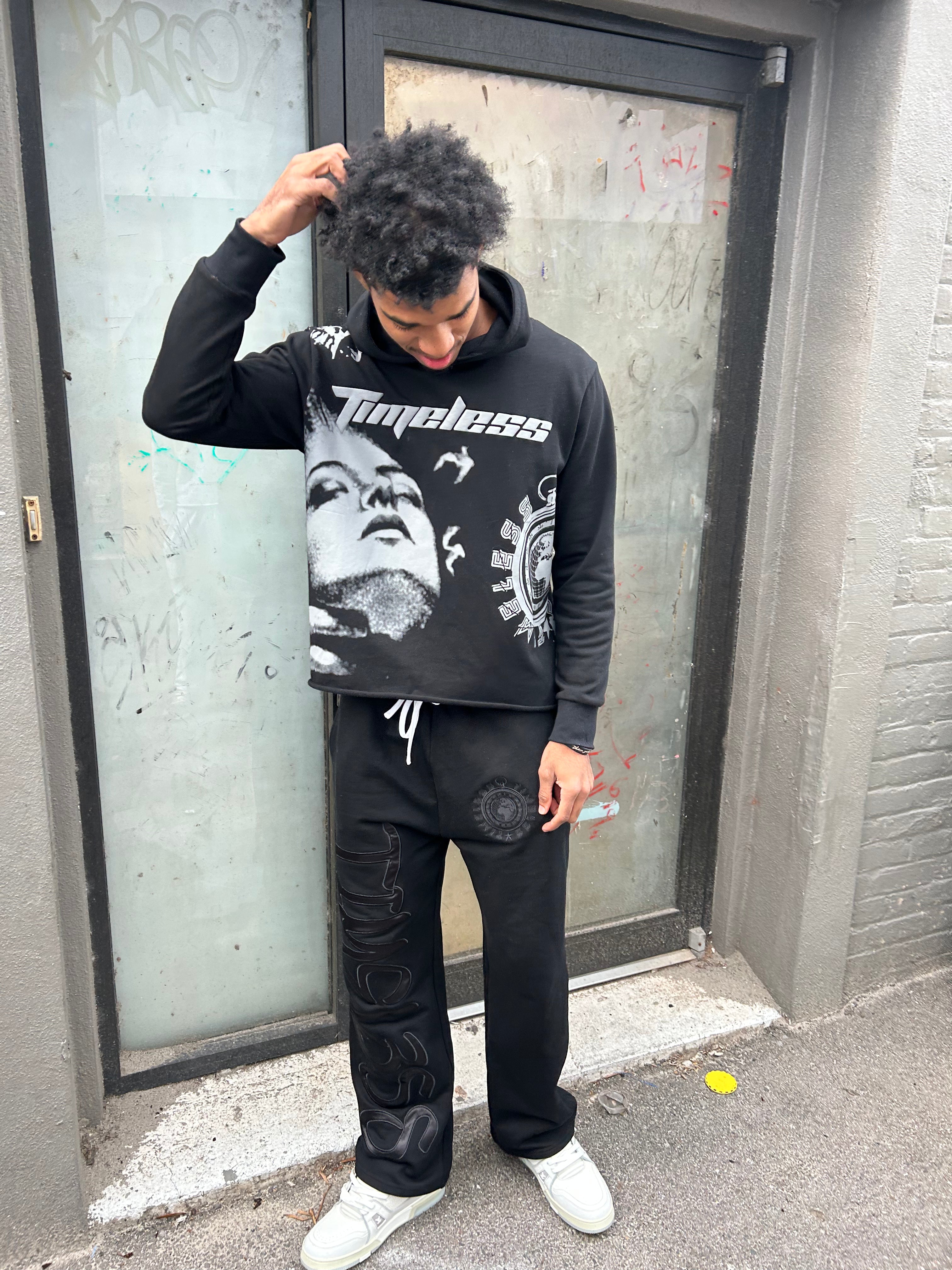 Black "Timeless" Hoodie
